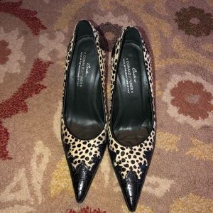 Donald J Pliner cheetah print heels